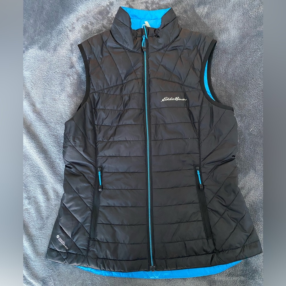 Eddie Bauer First Ascent Ignitelite Reversible Insulated Vest Size XS Petite